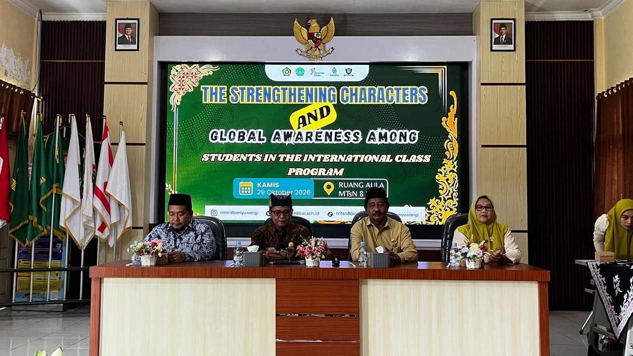 Menyiapkan Generasi Mendunia, MTsN 8 Banyuwangi Perkuat Karakter dan Wawasan Global